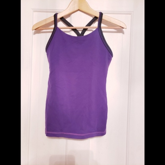 Lululemon purple y tank - Picture 2 of 2